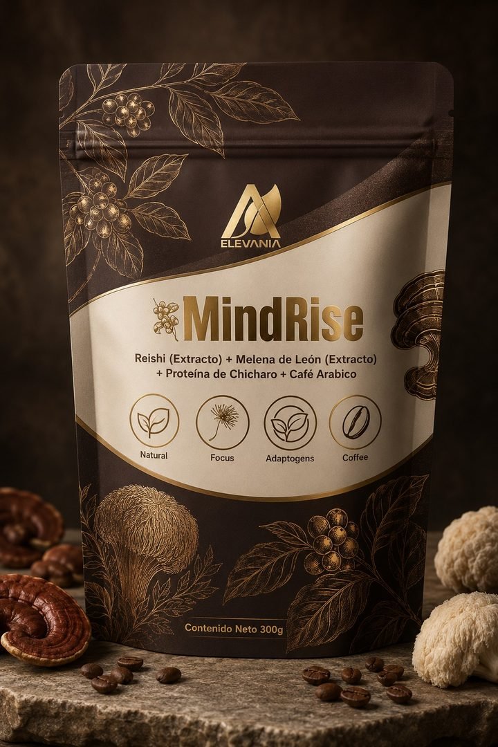 Packaging of MindRise, Cognitive focus — ELEVANNIA